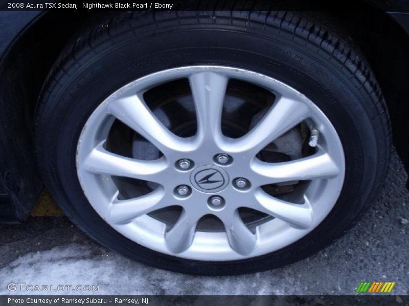 Nighthawk Black Pearl / Ebony 2008 Acura TSX Sedan