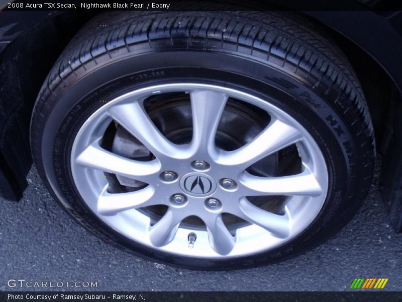 Nighthawk Black Pearl / Ebony 2008 Acura TSX Sedan