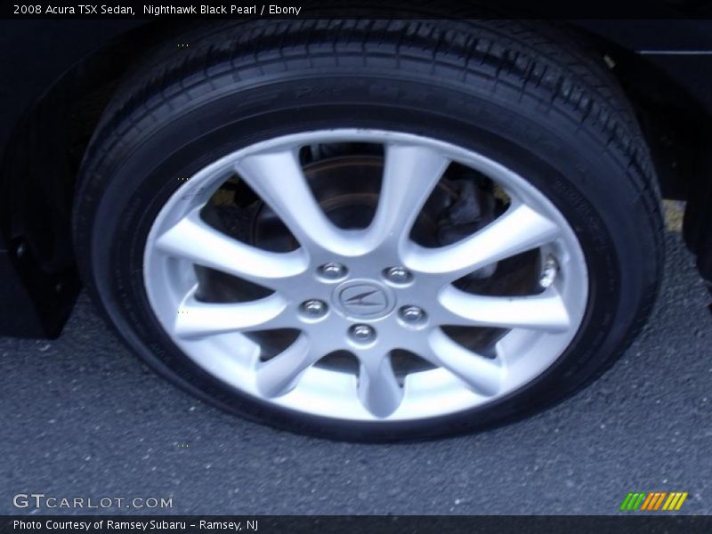 Nighthawk Black Pearl / Ebony 2008 Acura TSX Sedan