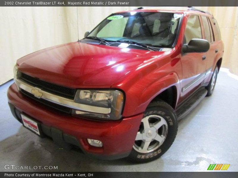 Majestic Red Metallic / Dark Pewter 2002 Chevrolet TrailBlazer LT 4x4