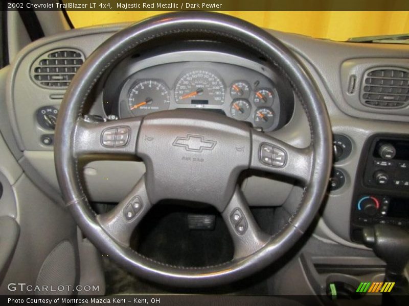 Majestic Red Metallic / Dark Pewter 2002 Chevrolet TrailBlazer LT 4x4