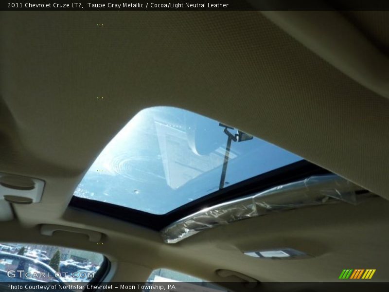 Taupe Gray Metallic / Cocoa/Light Neutral Leather 2011 Chevrolet Cruze LTZ