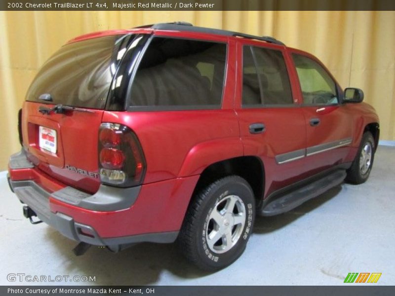 Majestic Red Metallic / Dark Pewter 2002 Chevrolet TrailBlazer LT 4x4