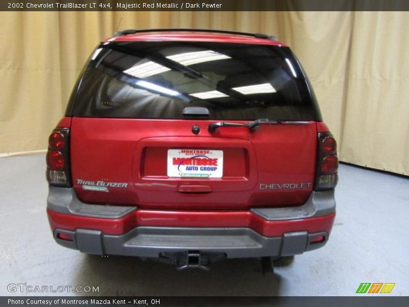 Majestic Red Metallic / Dark Pewter 2002 Chevrolet TrailBlazer LT 4x4
