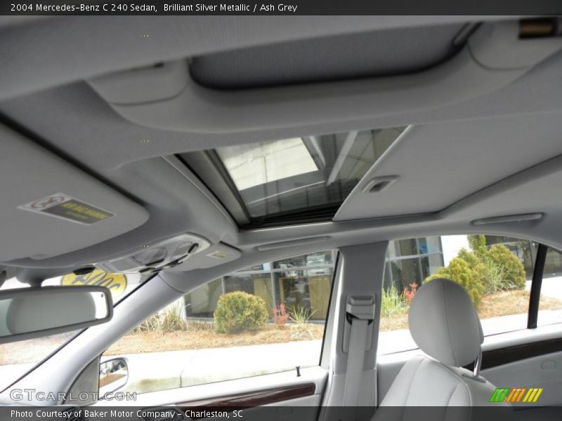 Brilliant Silver Metallic / Ash Grey 2004 Mercedes-Benz C 240 Sedan