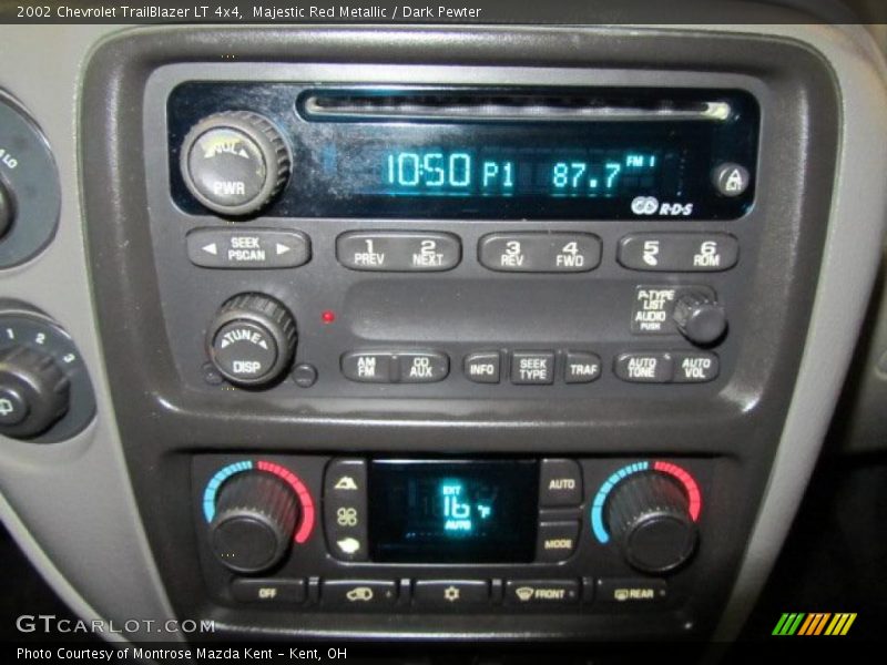 Majestic Red Metallic / Dark Pewter 2002 Chevrolet TrailBlazer LT 4x4