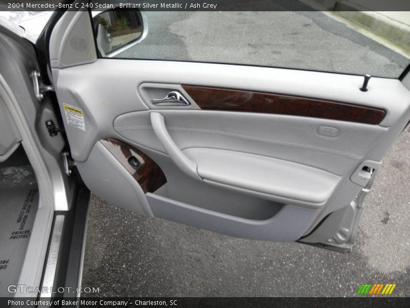 Brilliant Silver Metallic / Ash Grey 2004 Mercedes-Benz C 240 Sedan