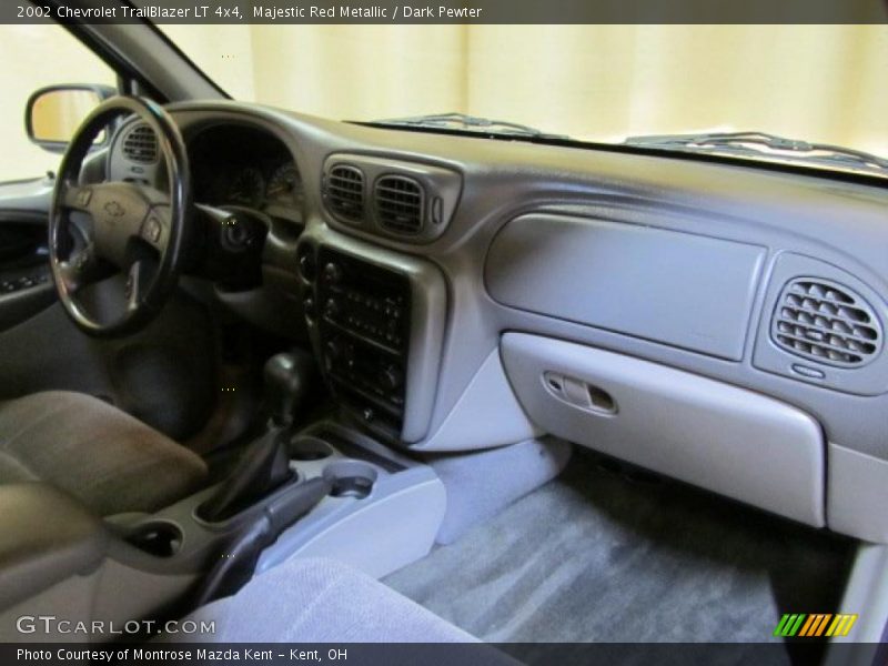 Majestic Red Metallic / Dark Pewter 2002 Chevrolet TrailBlazer LT 4x4