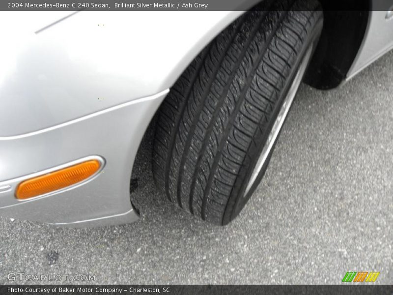 Brilliant Silver Metallic / Ash Grey 2004 Mercedes-Benz C 240 Sedan