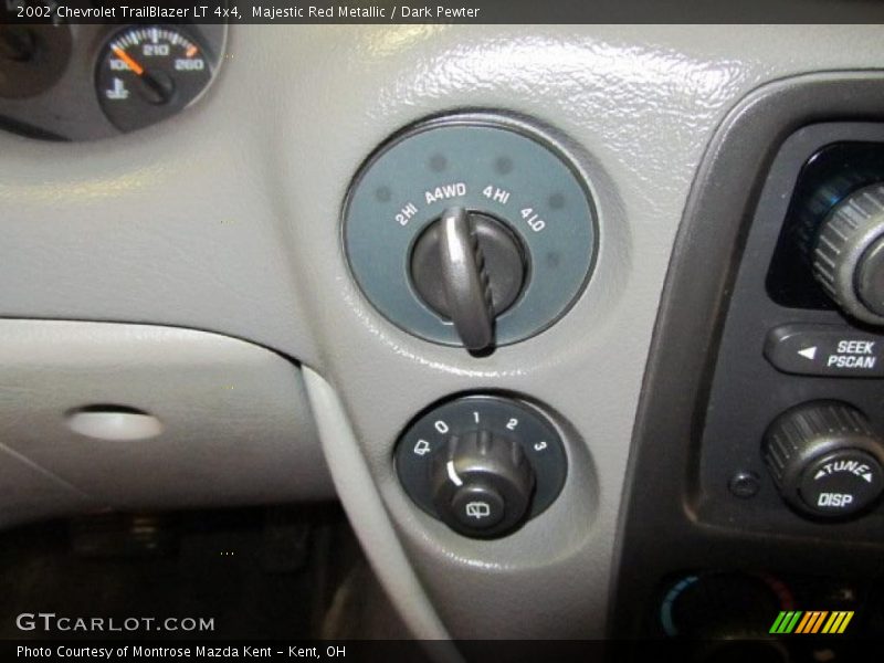 Majestic Red Metallic / Dark Pewter 2002 Chevrolet TrailBlazer LT 4x4