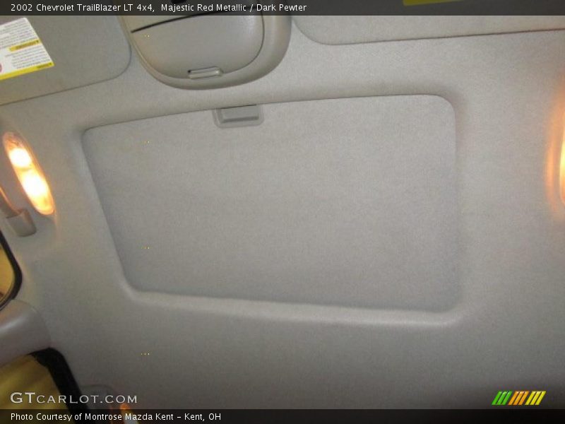 Majestic Red Metallic / Dark Pewter 2002 Chevrolet TrailBlazer LT 4x4
