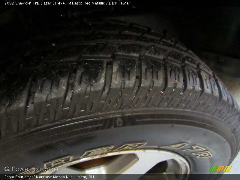 Majestic Red Metallic / Dark Pewter 2002 Chevrolet TrailBlazer LT 4x4