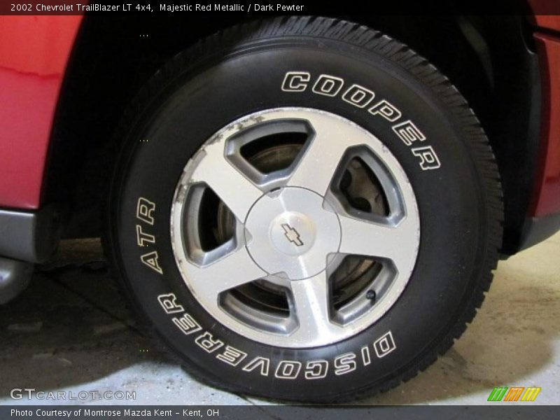 Majestic Red Metallic / Dark Pewter 2002 Chevrolet TrailBlazer LT 4x4