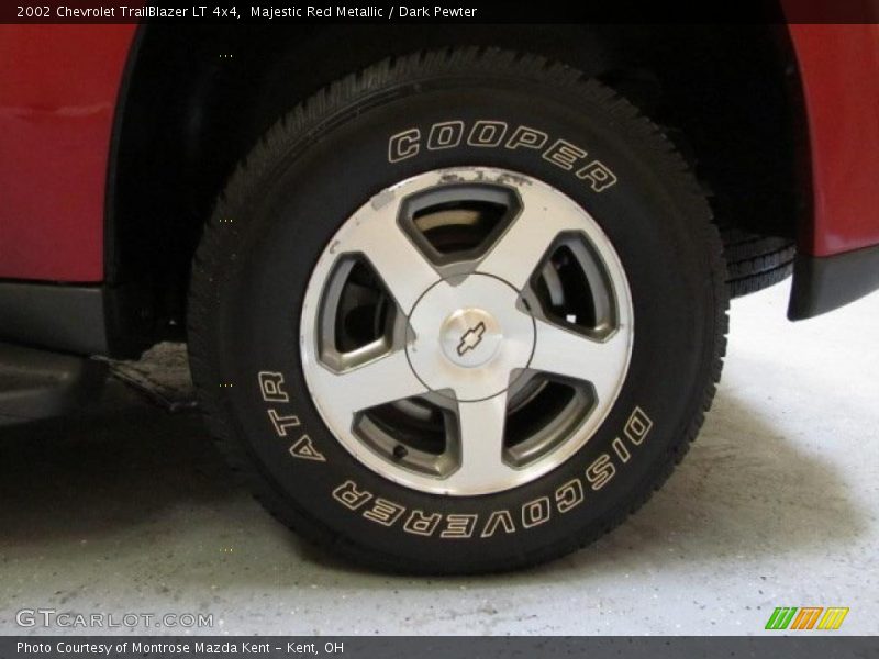 Majestic Red Metallic / Dark Pewter 2002 Chevrolet TrailBlazer LT 4x4
