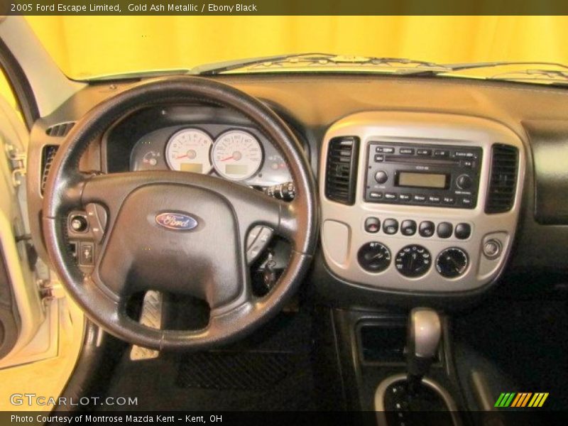 Gold Ash Metallic / Ebony Black 2005 Ford Escape Limited