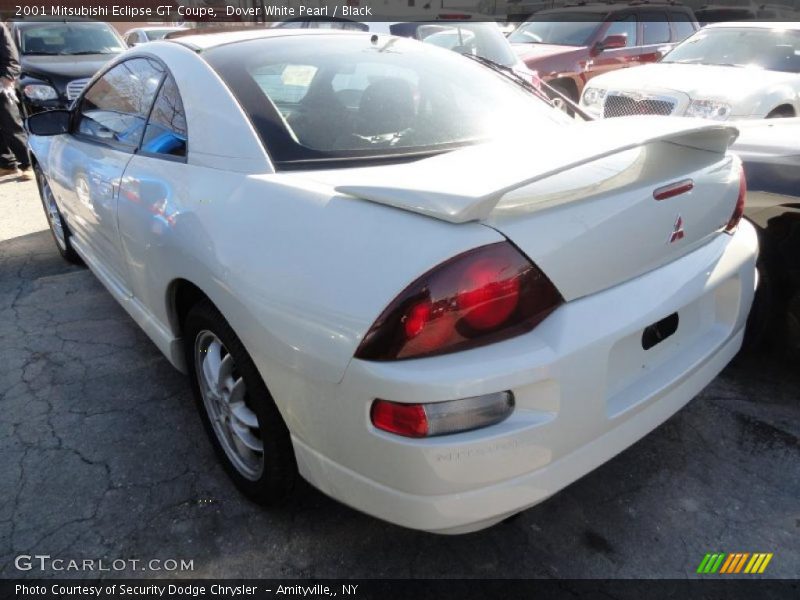 Dover White Pearl / Black 2001 Mitsubishi Eclipse GT Coupe