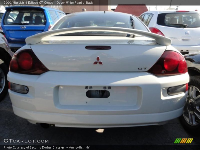 Dover White Pearl / Black 2001 Mitsubishi Eclipse GT Coupe