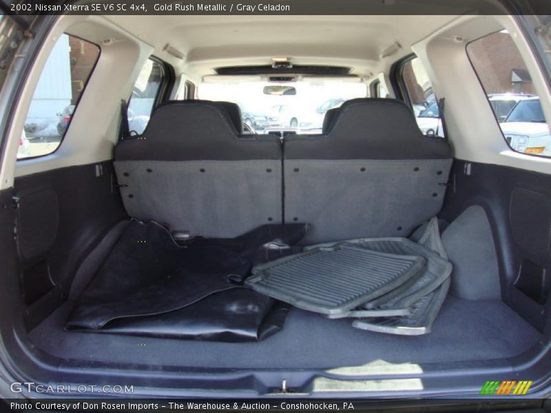 Gold Rush Metallic / Gray Celadon 2002 Nissan Xterra SE V6 SC 4x4