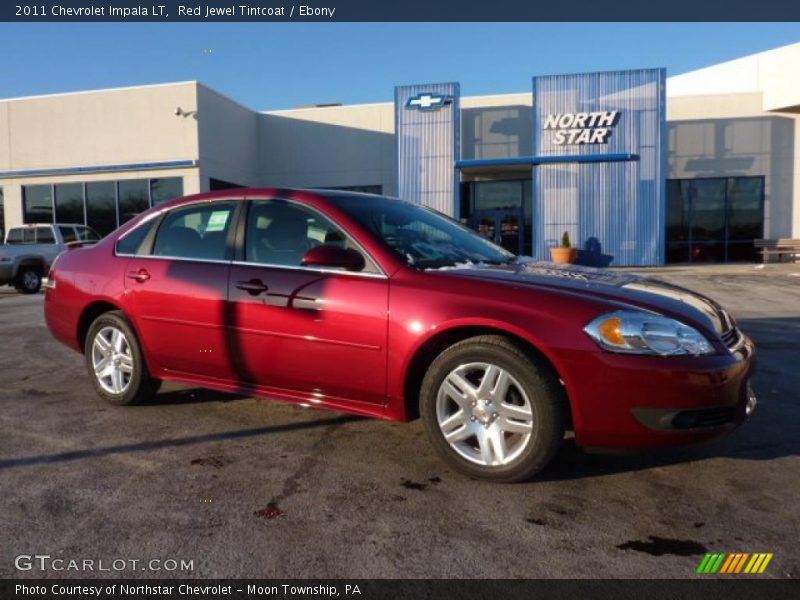 Red Jewel Tintcoat / Ebony 2011 Chevrolet Impala LT