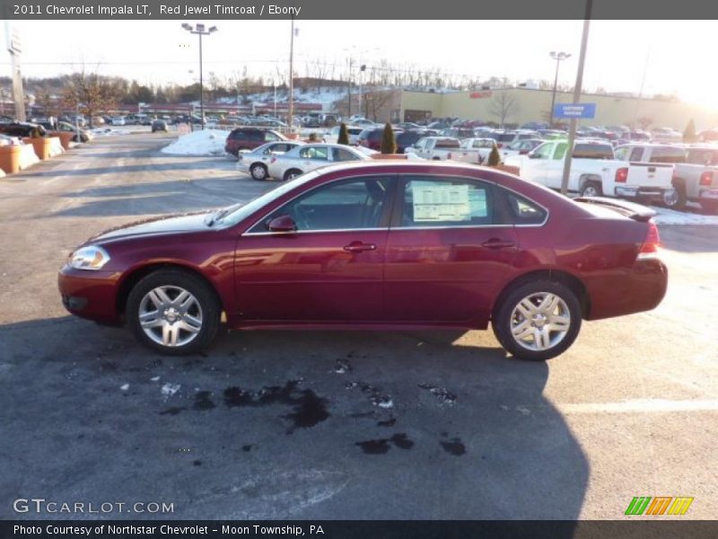 Red Jewel Tintcoat / Ebony 2011 Chevrolet Impala LT