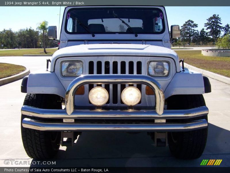 Bright White / Black 1994 Jeep Wrangler S 4x4