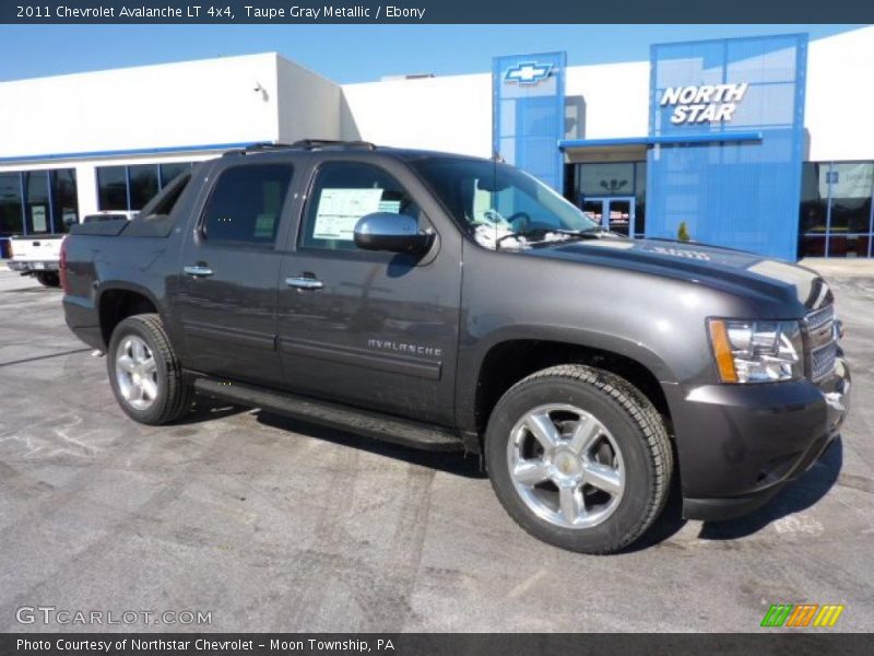 Taupe Gray Metallic / Ebony 2011 Chevrolet Avalanche LT 4x4