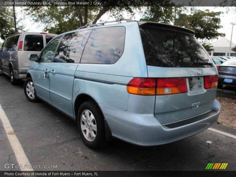 Havasu Blue Metallic / Gray 2004 Honda Odyssey EX-L