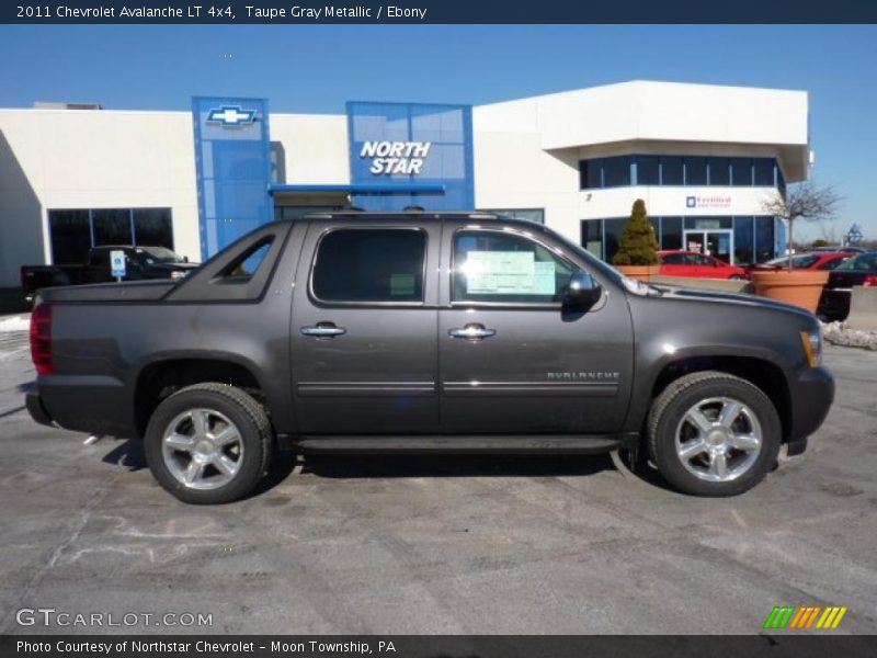 Taupe Gray Metallic / Ebony 2011 Chevrolet Avalanche LT 4x4