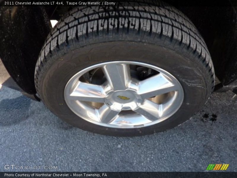 Taupe Gray Metallic / Ebony 2011 Chevrolet Avalanche LT 4x4