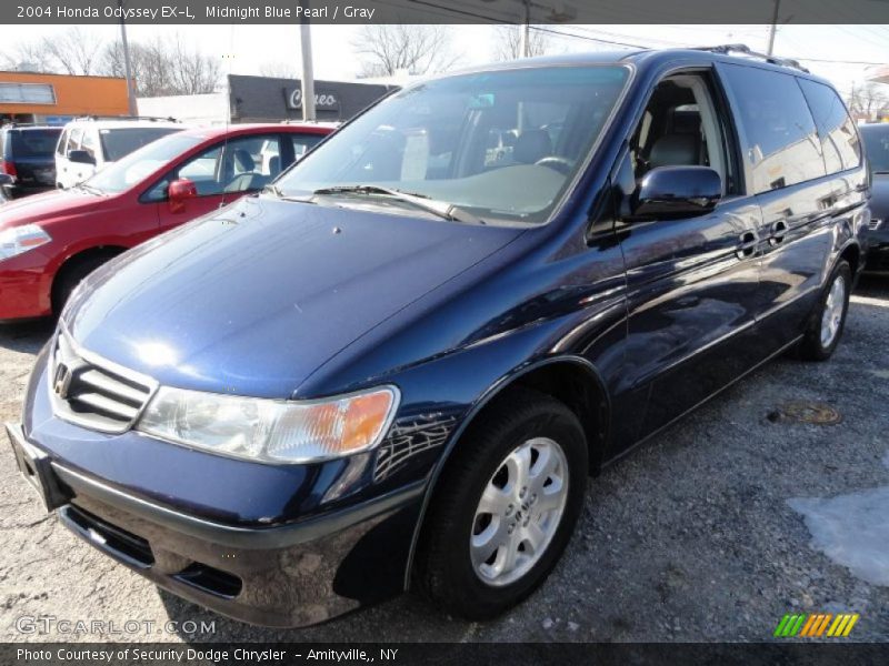 Midnight Blue Pearl / Gray 2004 Honda Odyssey EX-L