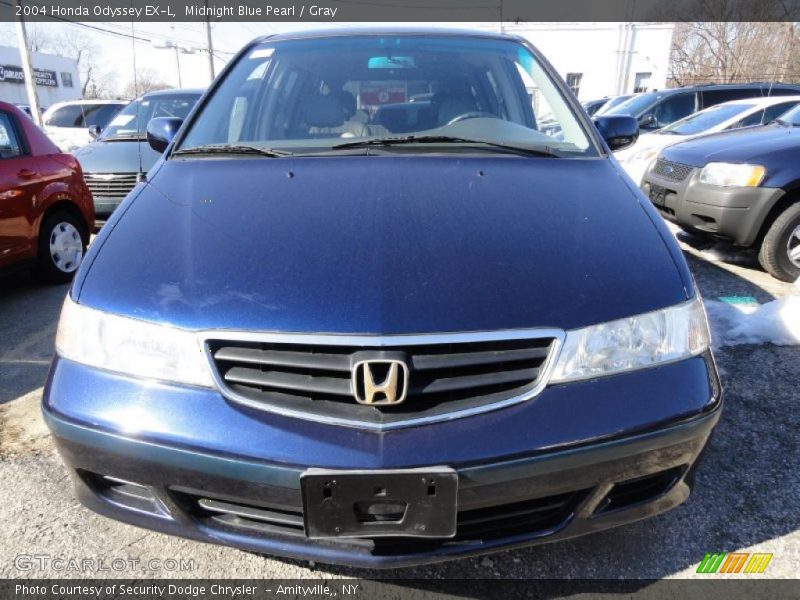 Midnight Blue Pearl / Gray 2004 Honda Odyssey EX-L