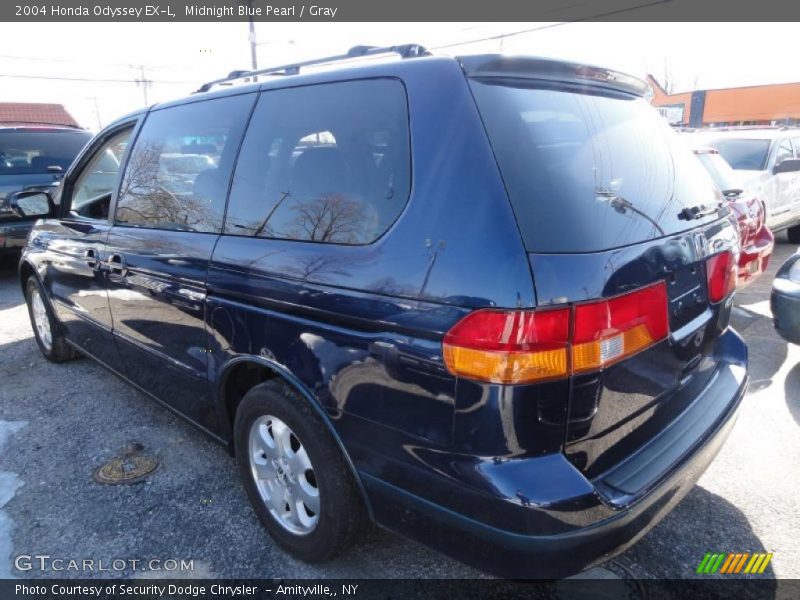 Midnight Blue Pearl / Gray 2004 Honda Odyssey EX-L