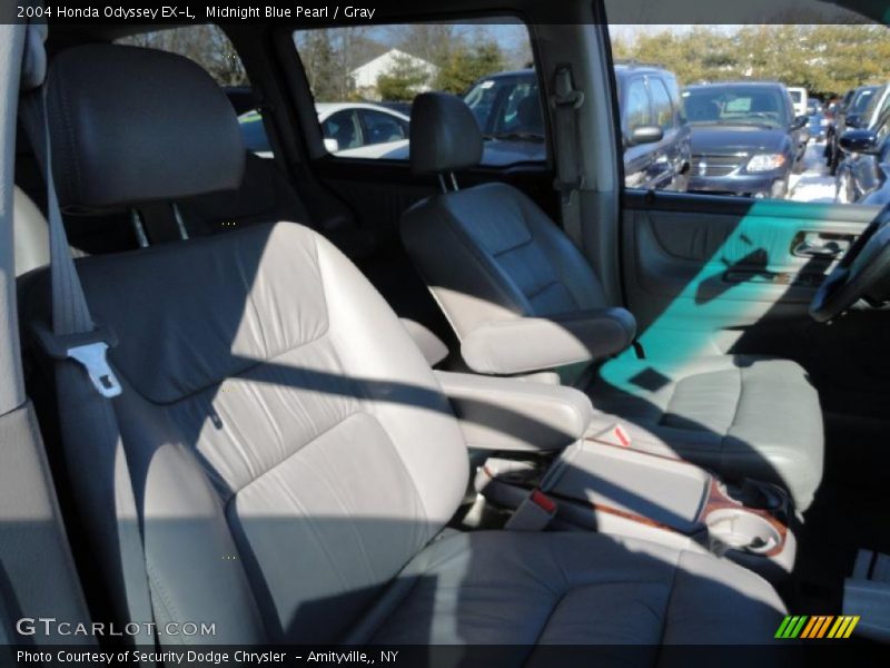 Midnight Blue Pearl / Gray 2004 Honda Odyssey EX-L