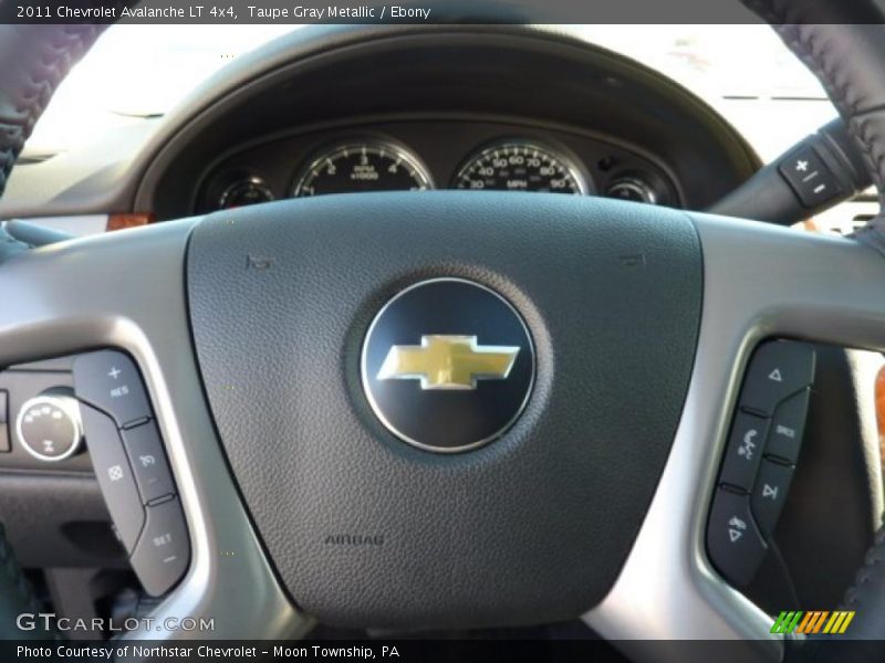 Taupe Gray Metallic / Ebony 2011 Chevrolet Avalanche LT 4x4