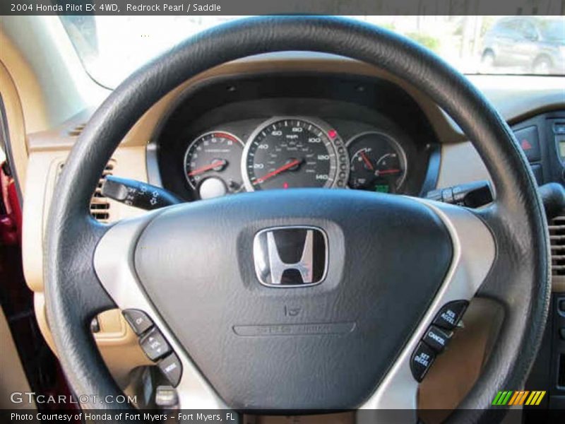Redrock Pearl / Saddle 2004 Honda Pilot EX 4WD