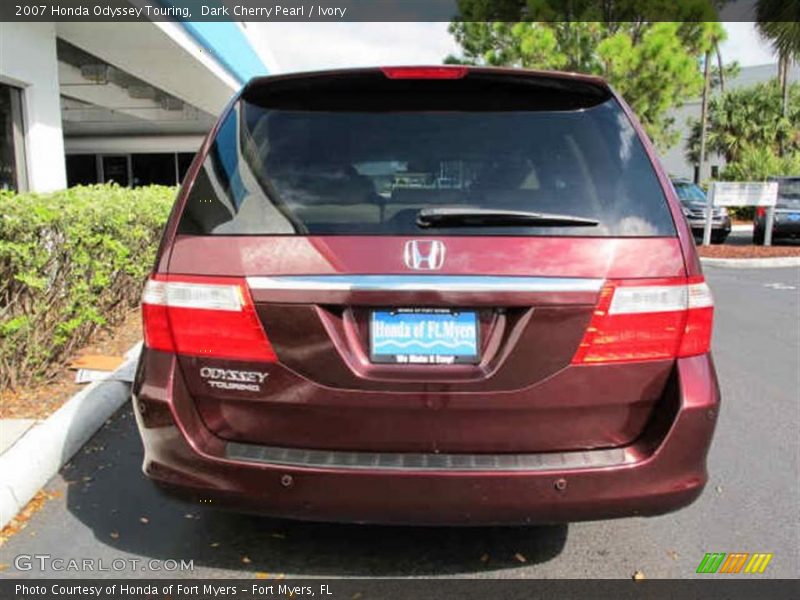 Dark Cherry Pearl / Ivory 2007 Honda Odyssey Touring