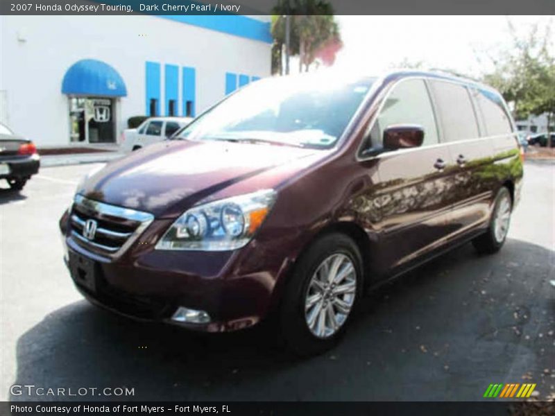 Dark Cherry Pearl / Ivory 2007 Honda Odyssey Touring