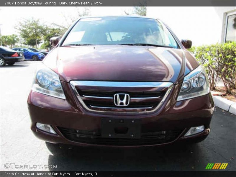 Dark Cherry Pearl / Ivory 2007 Honda Odyssey Touring