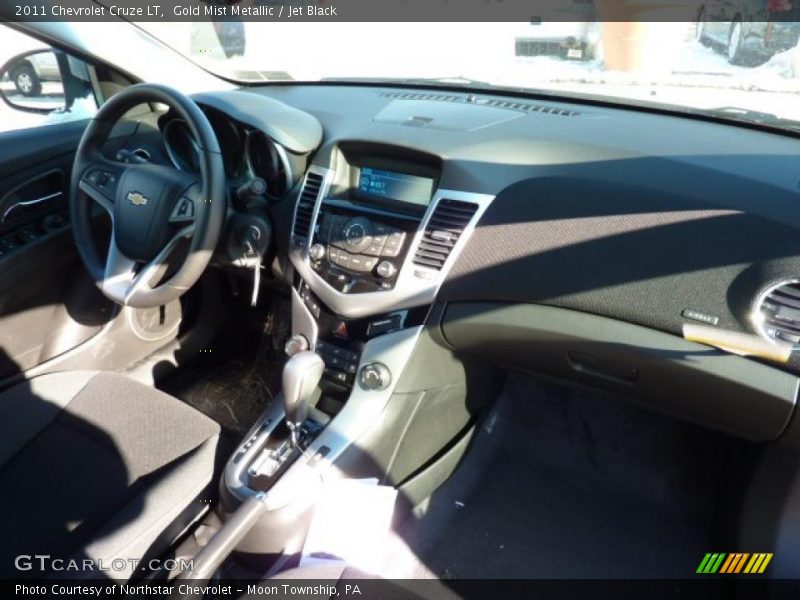 Gold Mist Metallic / Jet Black 2011 Chevrolet Cruze LT