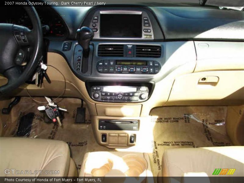 Dark Cherry Pearl / Ivory 2007 Honda Odyssey Touring