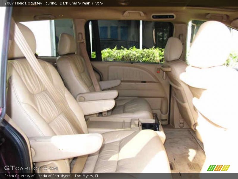 Dark Cherry Pearl / Ivory 2007 Honda Odyssey Touring