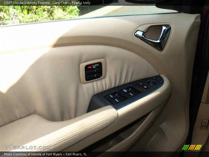 Dark Cherry Pearl / Ivory 2007 Honda Odyssey Touring