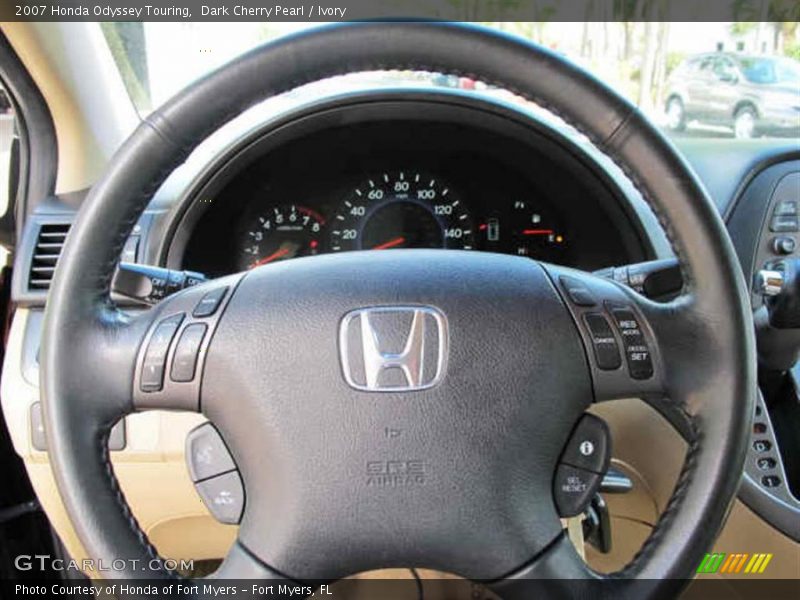 Dark Cherry Pearl / Ivory 2007 Honda Odyssey Touring