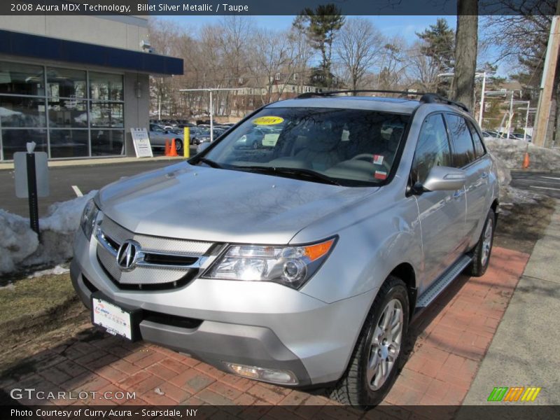 Billet Silver Metallic / Taupe 2008 Acura MDX Technology