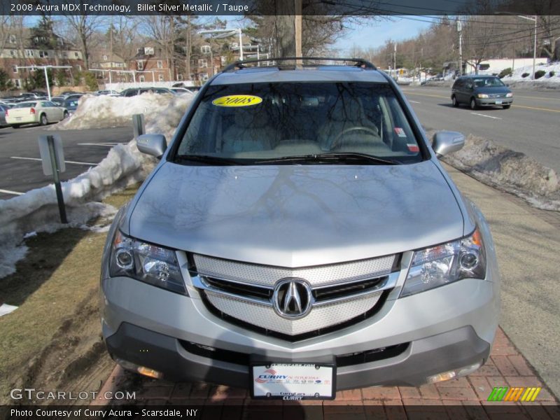 Billet Silver Metallic / Taupe 2008 Acura MDX Technology