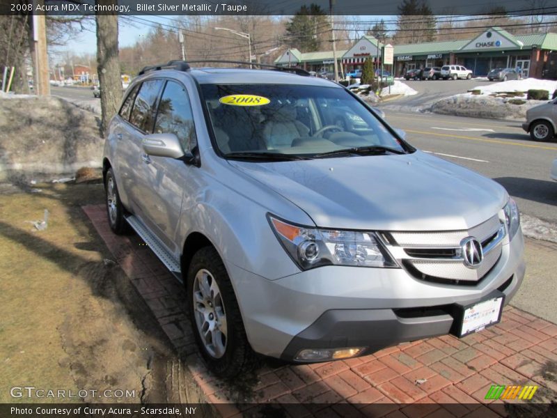 Billet Silver Metallic / Taupe 2008 Acura MDX Technology