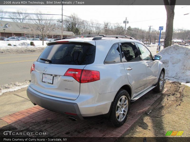 Billet Silver Metallic / Taupe 2008 Acura MDX Technology