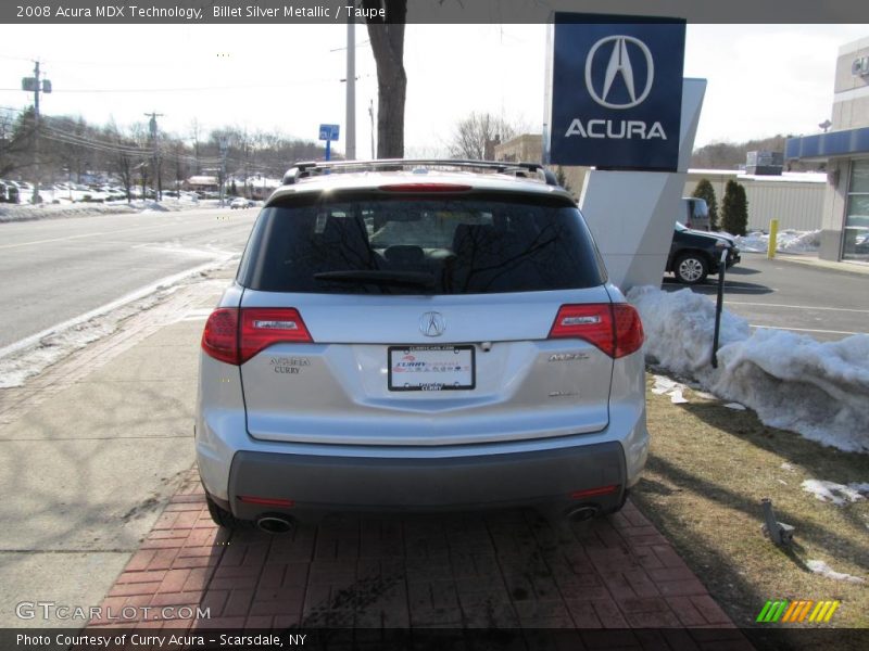 Billet Silver Metallic / Taupe 2008 Acura MDX Technology