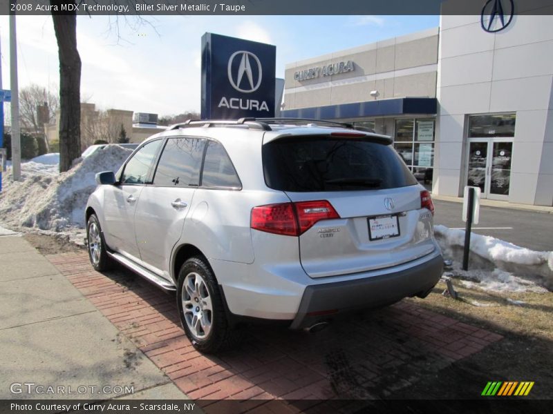 Billet Silver Metallic / Taupe 2008 Acura MDX Technology