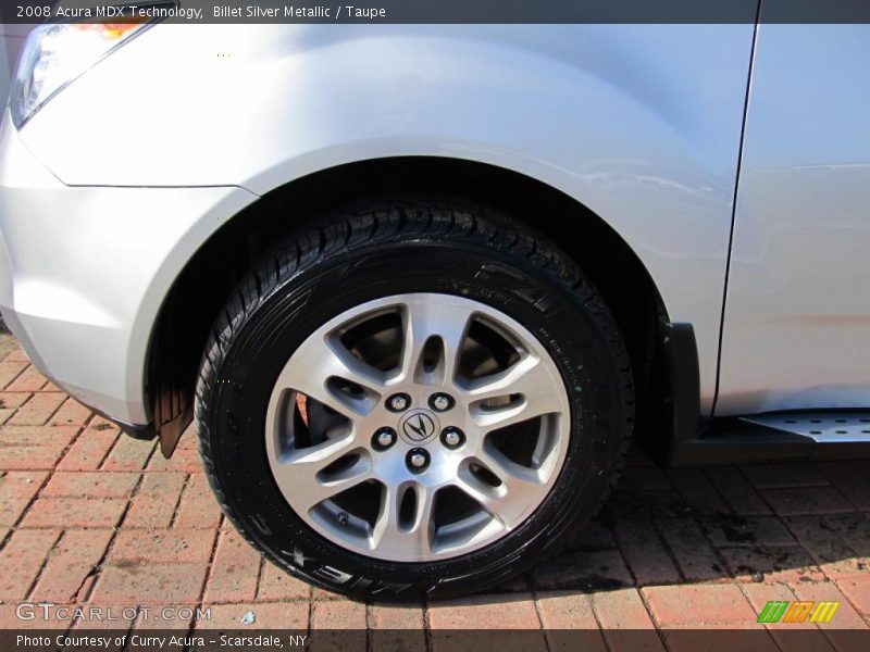 Billet Silver Metallic / Taupe 2008 Acura MDX Technology